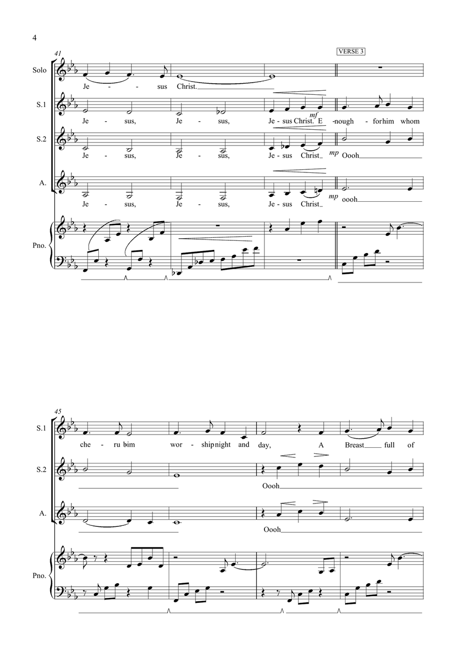 In the bleak mid winter SSA scores gallery preview page 4