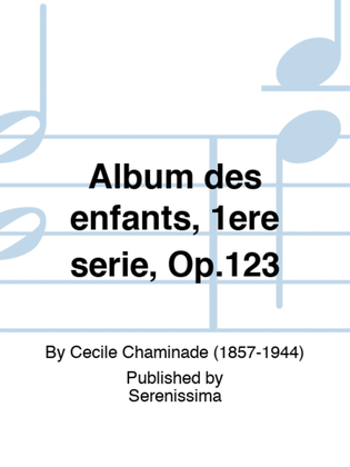 Book cover for Album des enfants, 1ere serie, Op.123