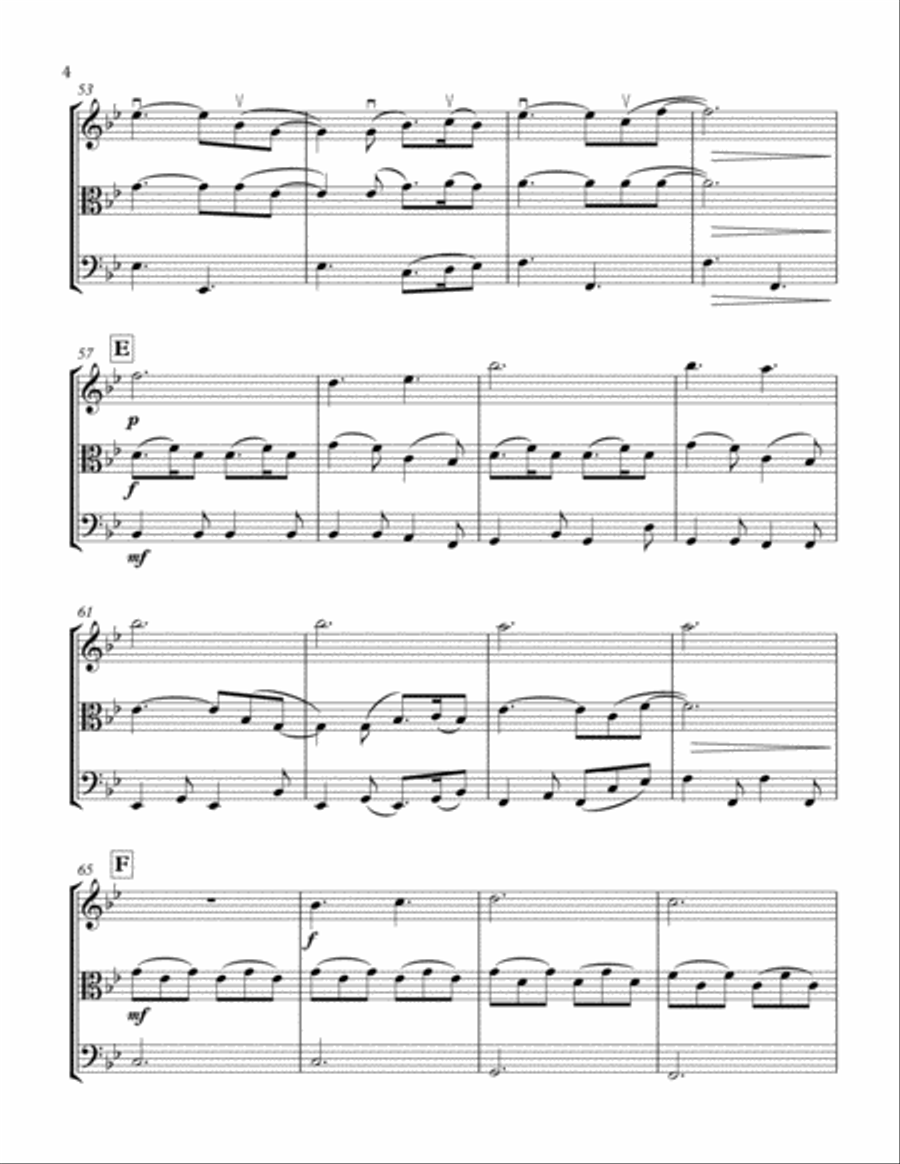 A Thousand Years String Trio scores gallery preview page 4