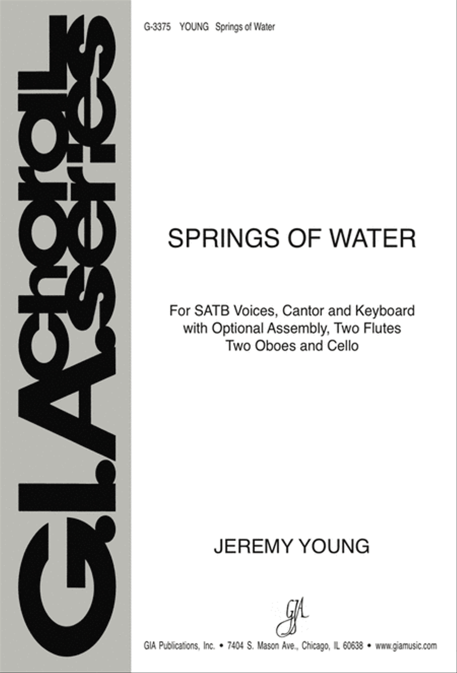 Springs of Water 4-Part scores gallery preview page 1