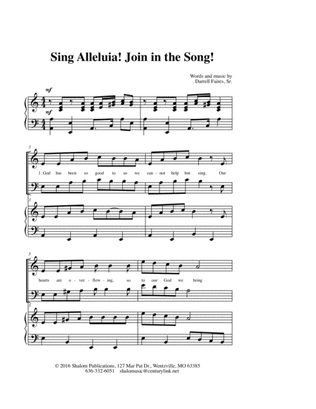 "Sing Alleluia! Join in the Song" Choral Anthem SATB