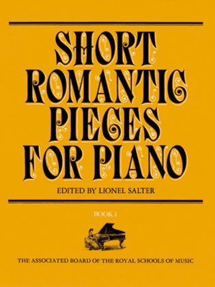 Book cover for Short Romantic Pieces for Piano, Book I