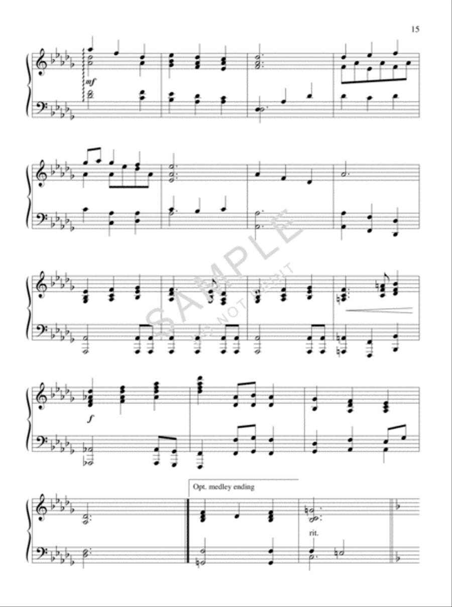 Hymns Unending Hymns Unending Piano Solo scores gallery preview page 3
