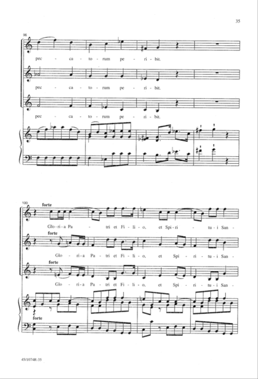 Vesperae Pro Festo Sancti Innocentium SSA scores gallery preview page 44
