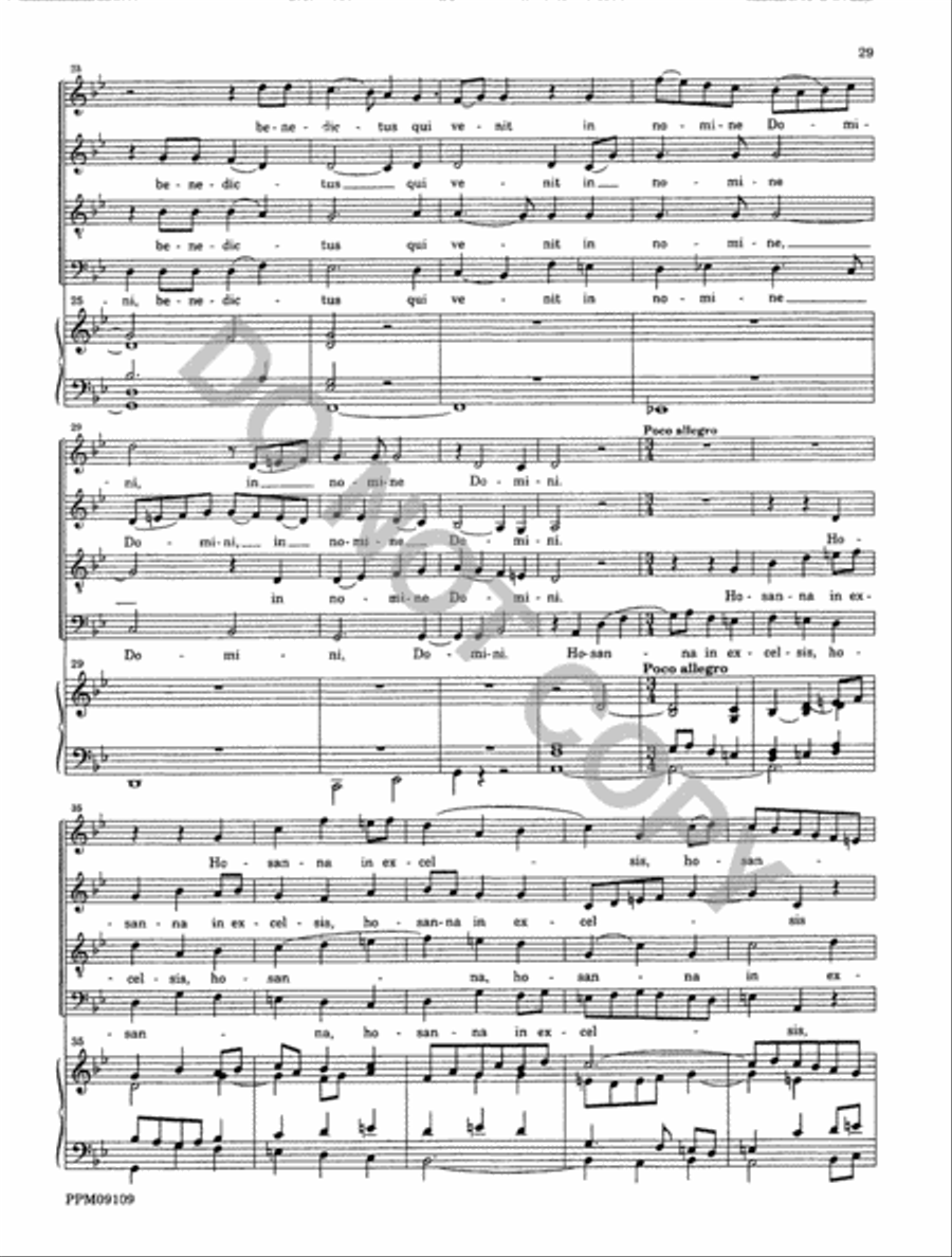Missa Matris Dei 4-Part scores gallery preview page 30