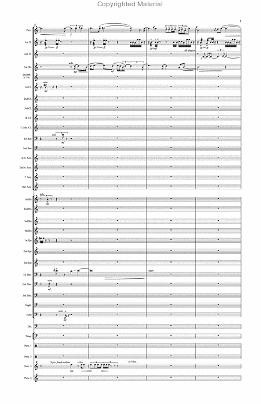 Kizuna Concert Band scores gallery preview page 6