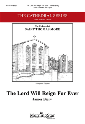 Book cover for The Lord Will Reign For Ever (Choral Score)