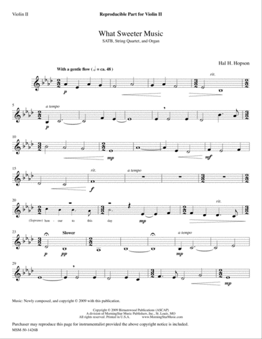 What Sweeter Music Choir scores gallery preview page 3