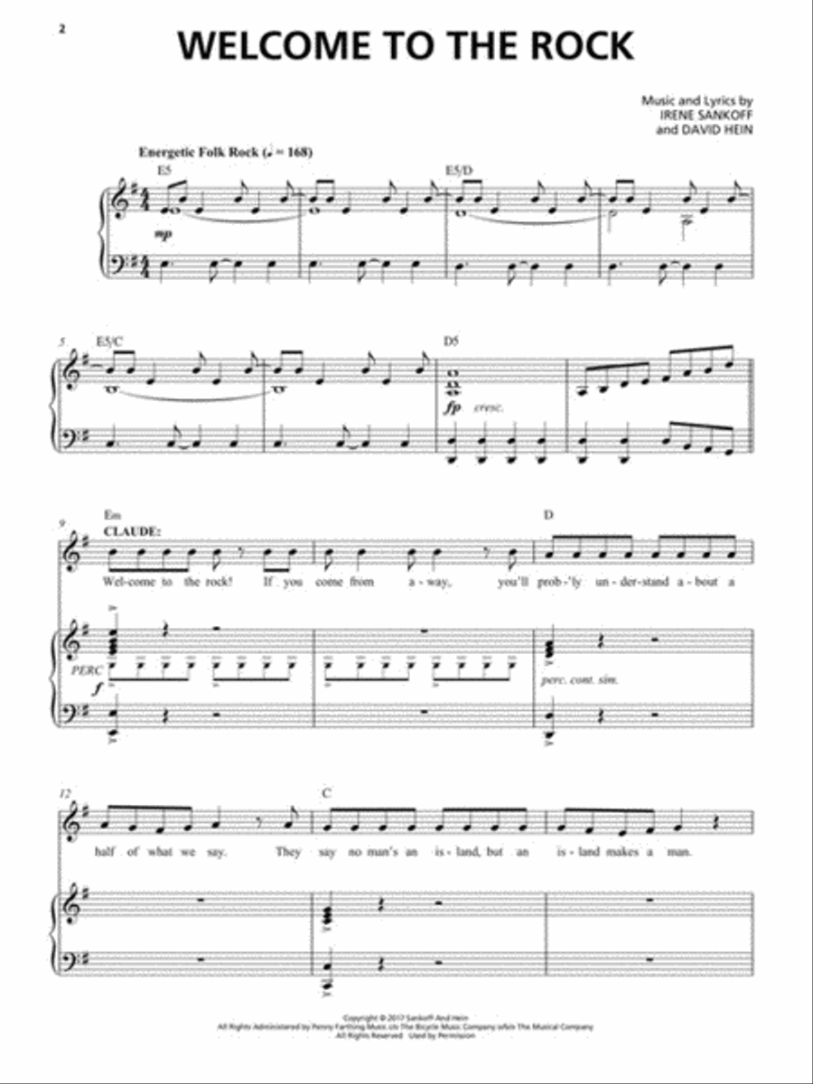 Come from Away Come from Away Piano, Vocal scores gallery preview page 3