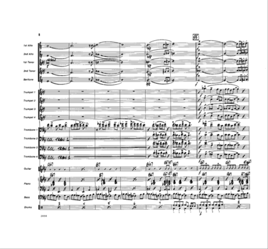I Love the Nightlife Jazz Ensemble scores gallery preview page 8