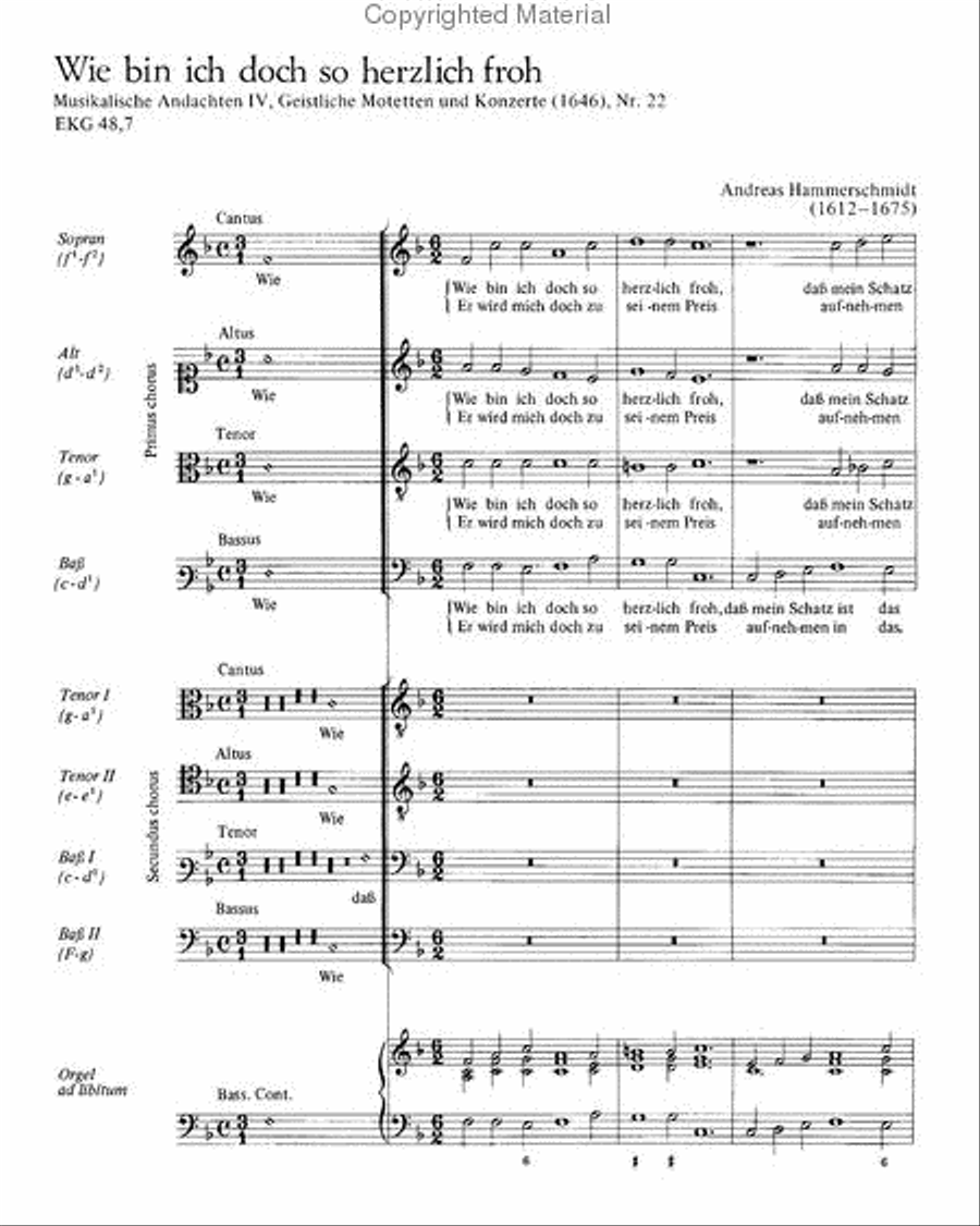 Wie bin ich doch so herzlich TTBB scores gallery preview page 19