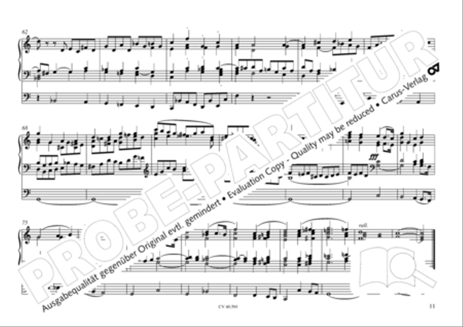 Free Organ Music from the Romantic Period, Vol. III (Freie Orgelmusik der Romantik, Band III) Organ scores gallery preview page 12