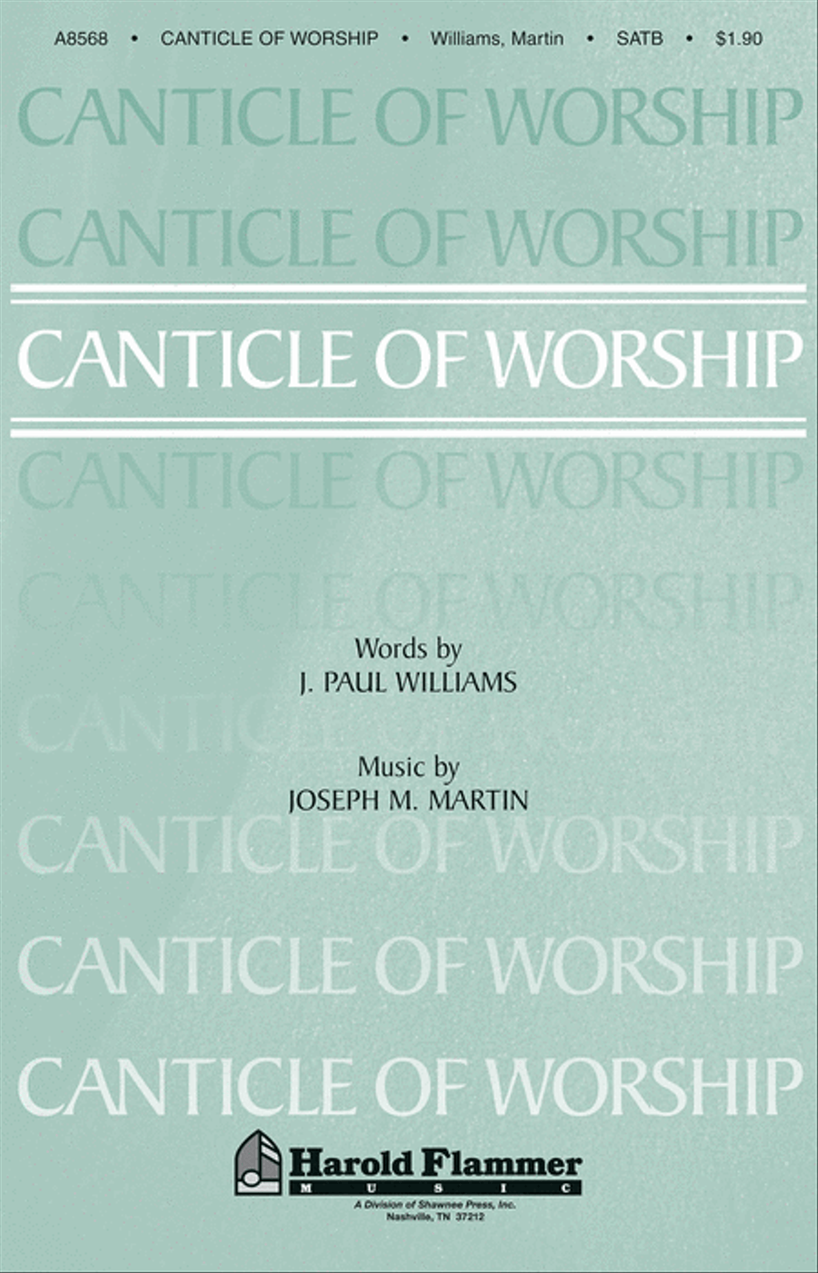 Canticle of Worship 4-Part scores gallery preview page 1