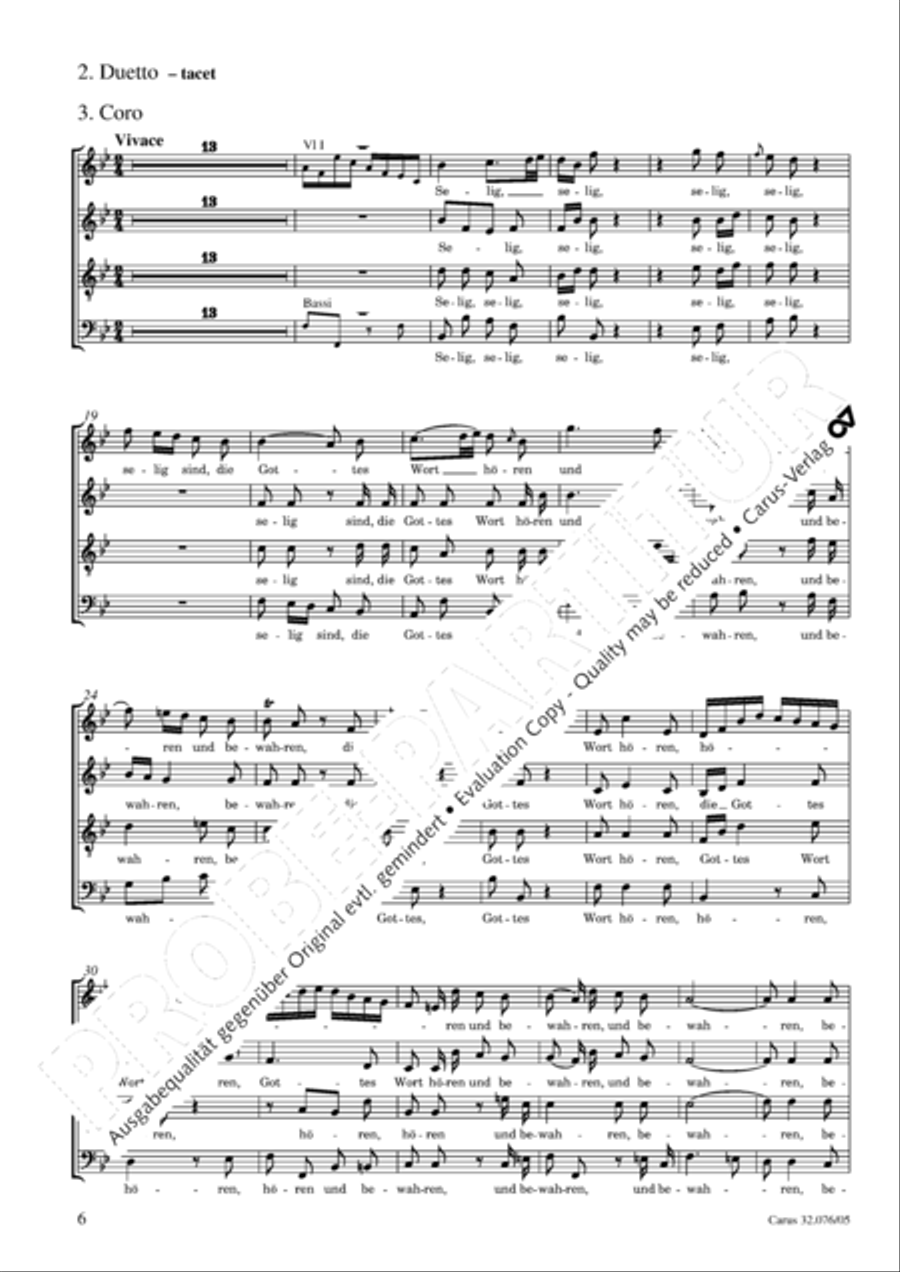 Blessed are all those who fear God (Wohl dem, der den Herren furchtet) SA scores gallery preview page 7