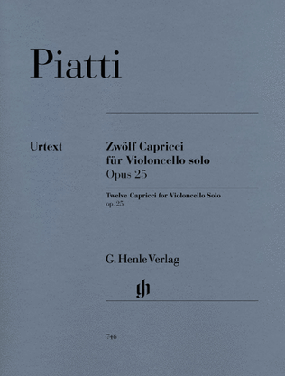 Book cover for 12 Capricci Op. 25