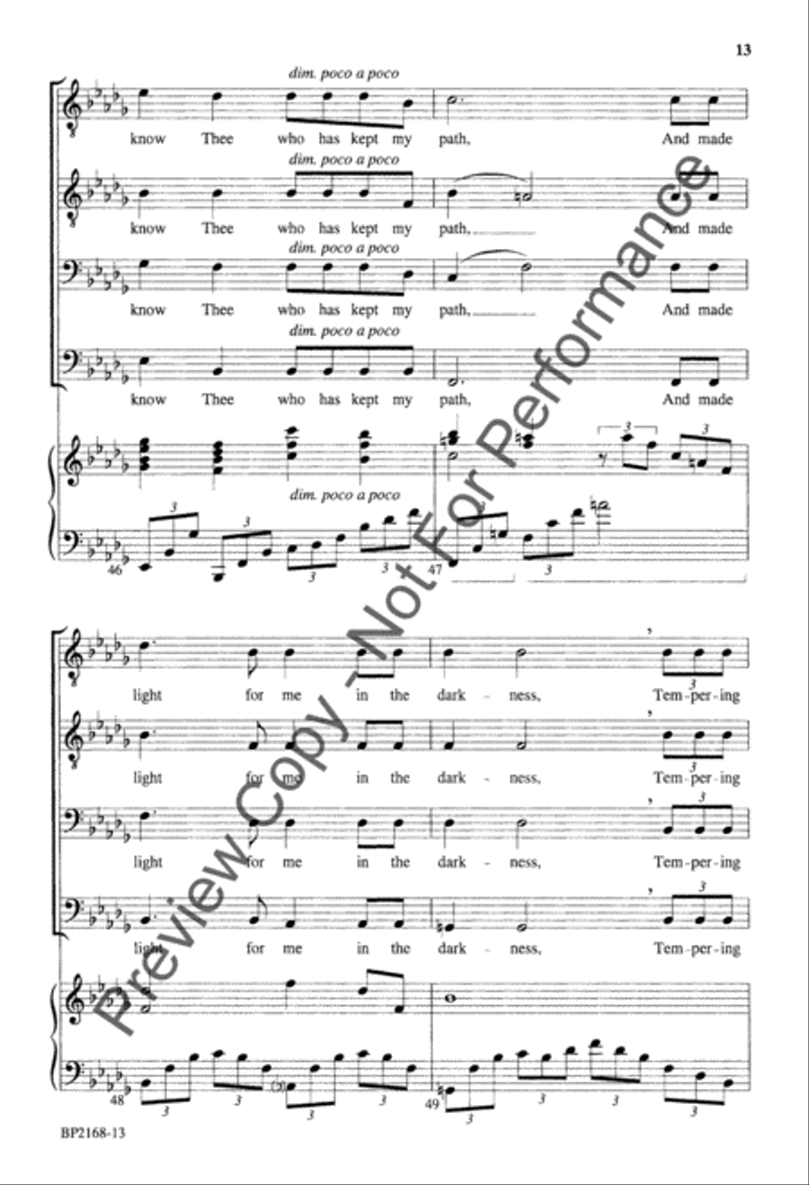 God Thou Art Love - TTBB TTBB scores gallery preview page 13