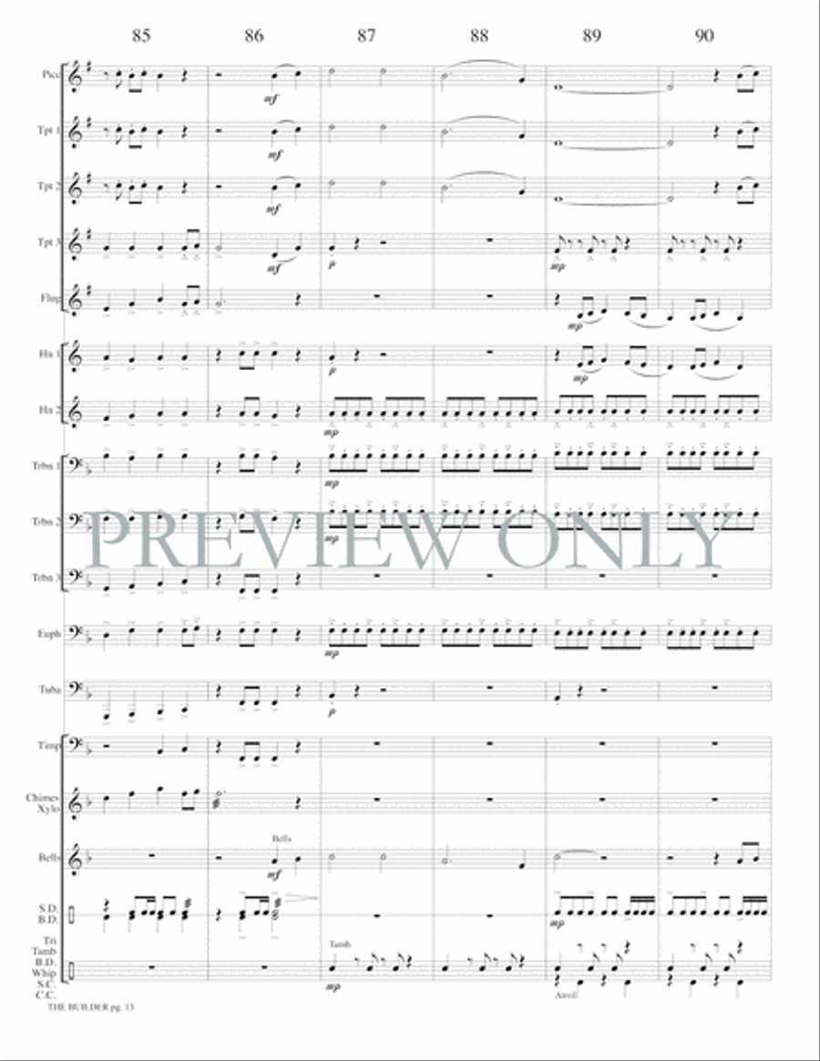 The Builder Small Ensemble scores gallery preview page 15