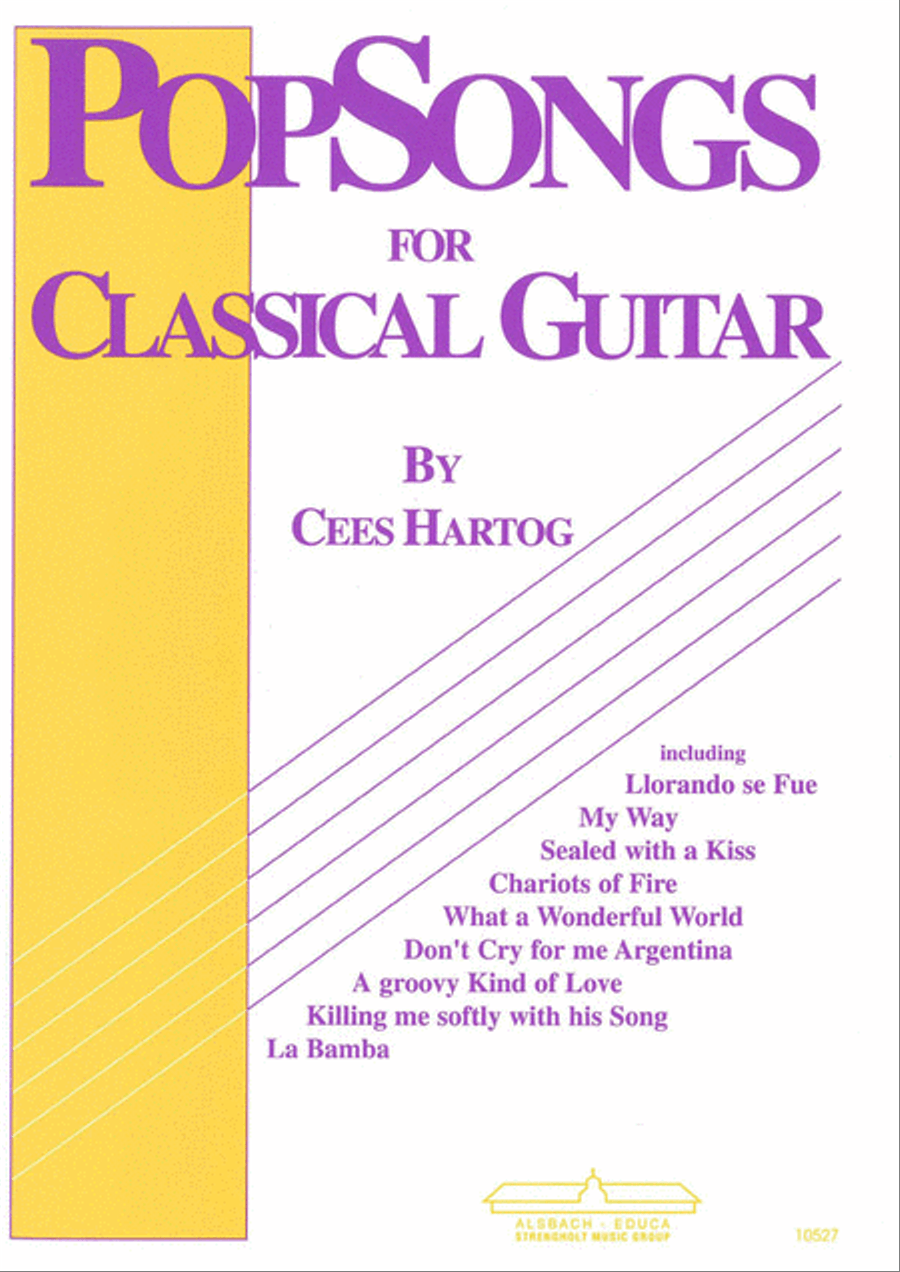Popsongs For Classical Guitar 1 Acoustic Guitar scores gallery preview page 1