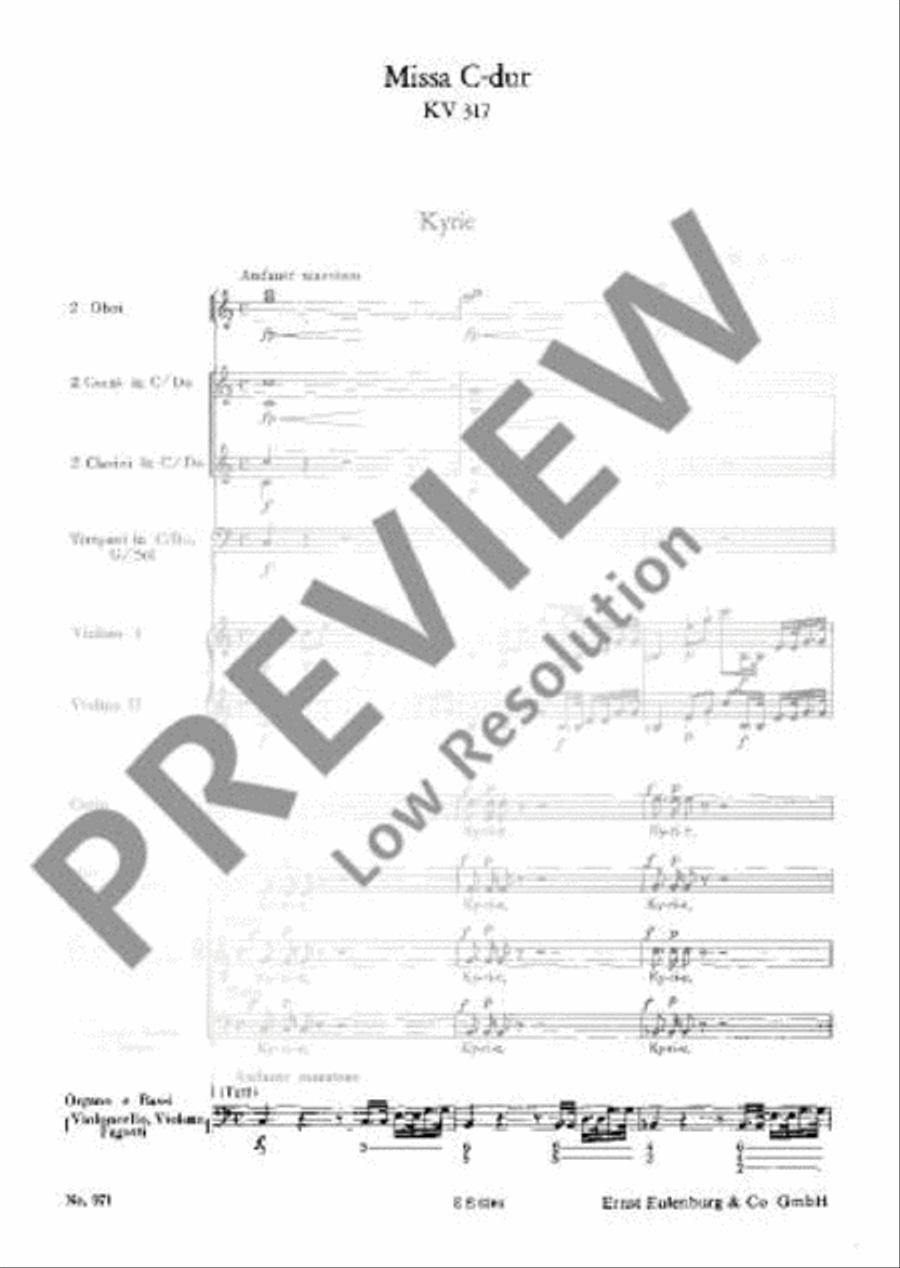 Missa C major Missa C major Choir scores gallery preview page 10