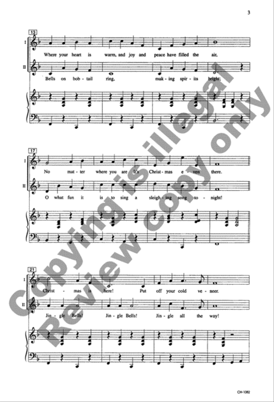 Christmas Is Here 2-Part scores gallery preview page 4