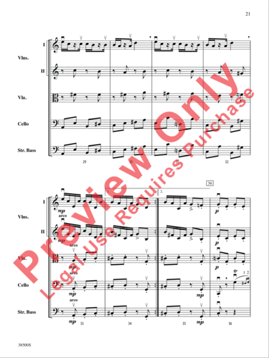 Nordic Suite String Orchestra scores gallery preview page 22