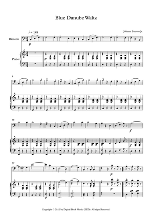 Blue Danube Waltz - Johann Strauss Jr. (Bassoon + Piano)