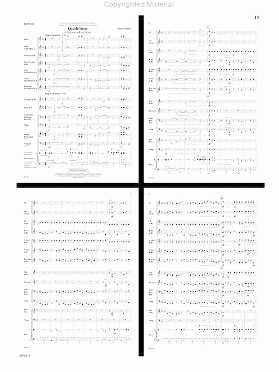 Shockwave Concert Band scores gallery preview page 16