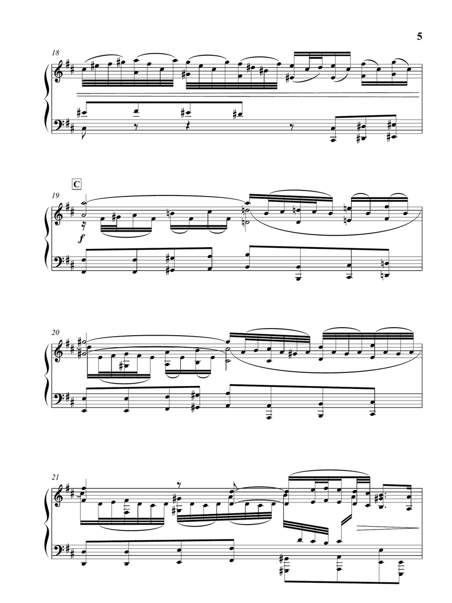 Andante - Organ Sonata No. 4, BWV 528: II. Andante (Transcr. Stradal) as played by Víkingur Ólafsson Organ scores gallery preview page 6
