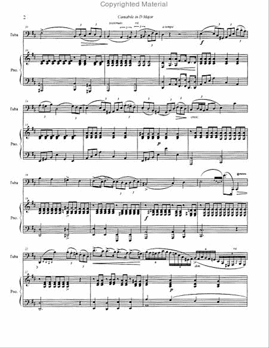 Cantabile op. 17 Tuba scores gallery preview page 3
