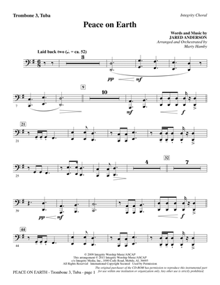 Peace On Earth - Trombone 3/Tuba