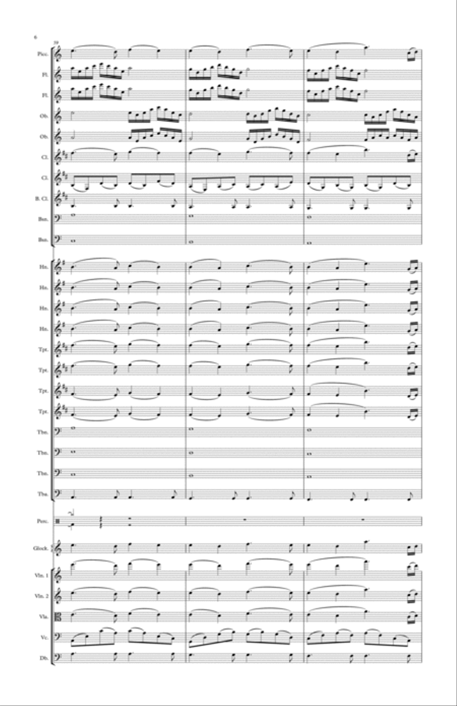 To The Stars Full Orchestra scores gallery preview page 6