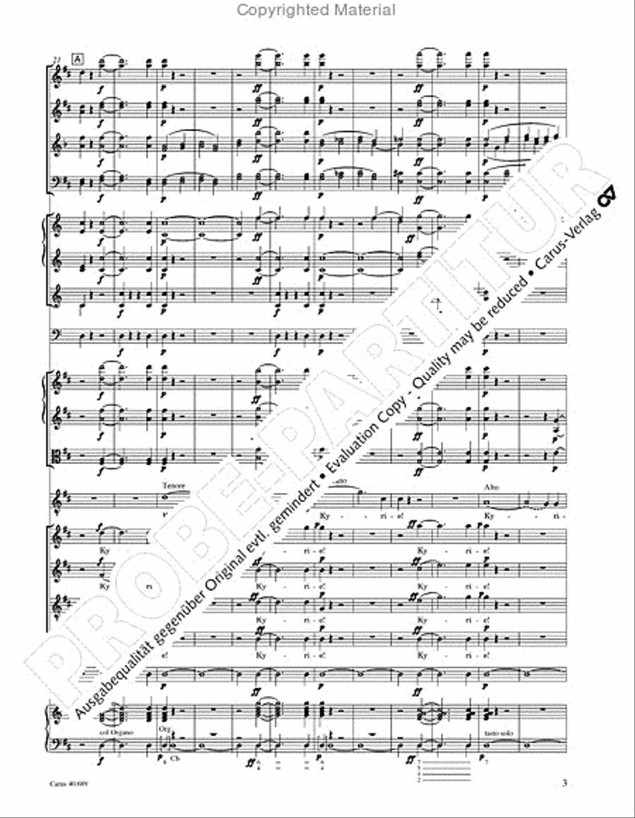 Missa solemnis Missa solemnis 4-Part scores gallery preview page 19