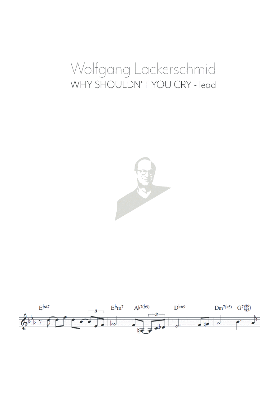 Why Shouldn't You Cry Jazz Ensemble scores gallery preview page 1