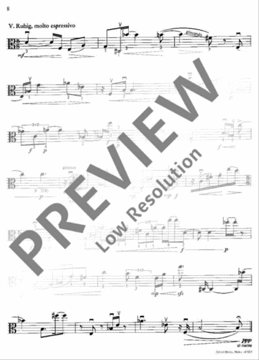 Nah oder fern Nah oder fern Viola Solo scores gallery preview page 9