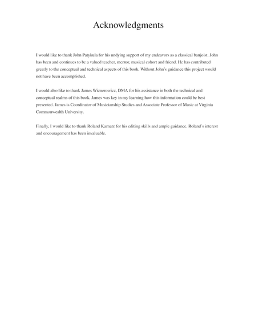 Scales and Arpeggios for Classical Banjo Banjo scores gallery preview page 3