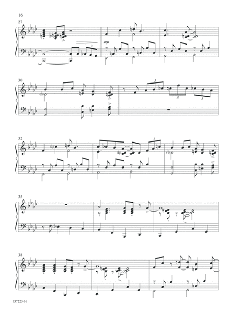 Born the King of Angels Piano Solo scores gallery preview page 13