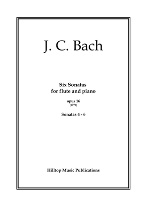 J.C. Bach Six Sonatas for flute and piano No 4 - 6