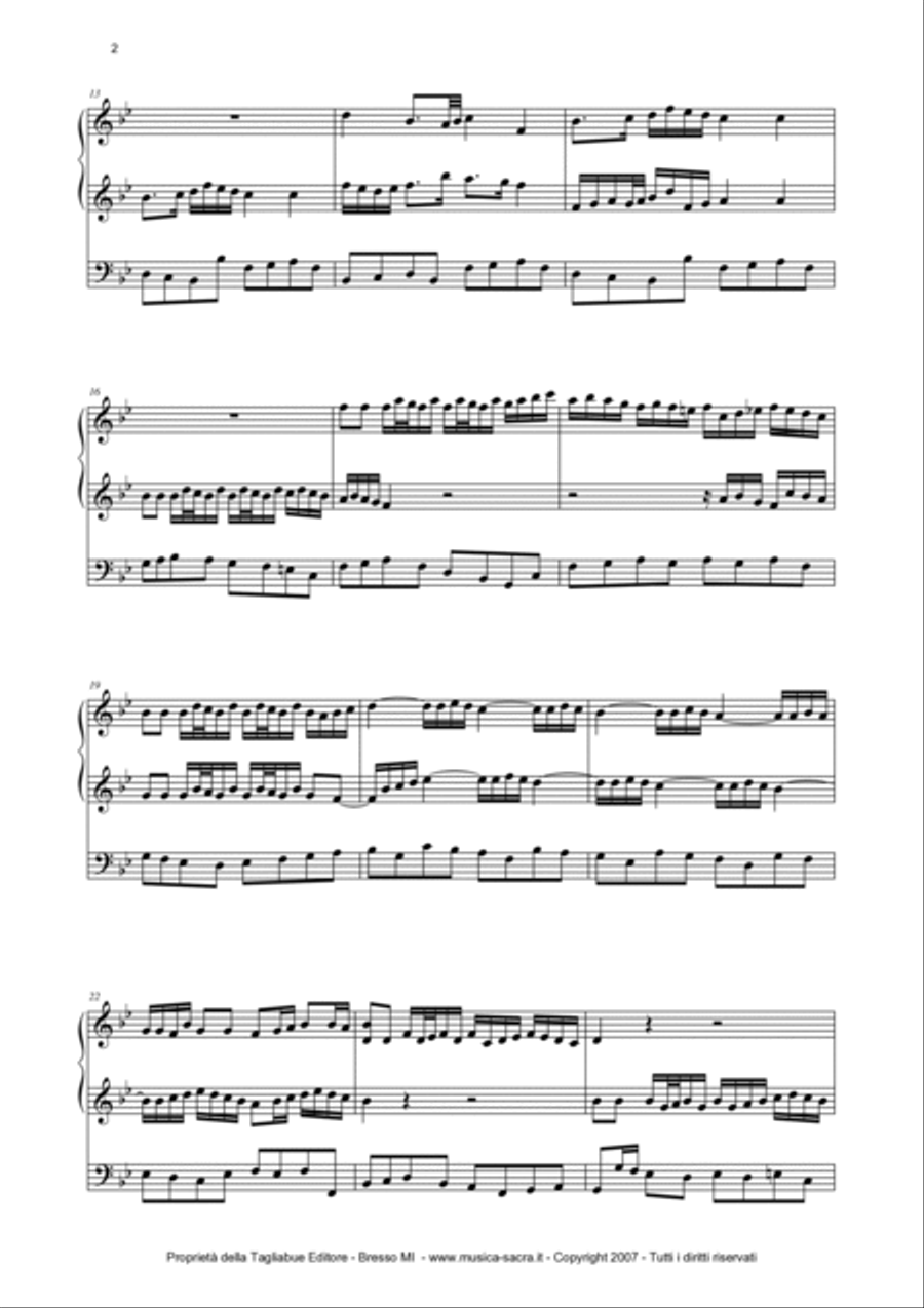 Liebster Jesu, wir sind hier (trio), BWV 754 Organ Solo scores gallery preview page 2