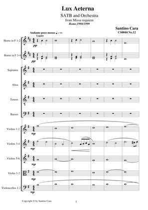 Lux Aeterna - Sequence no.12 of the Missa Requiem CS044