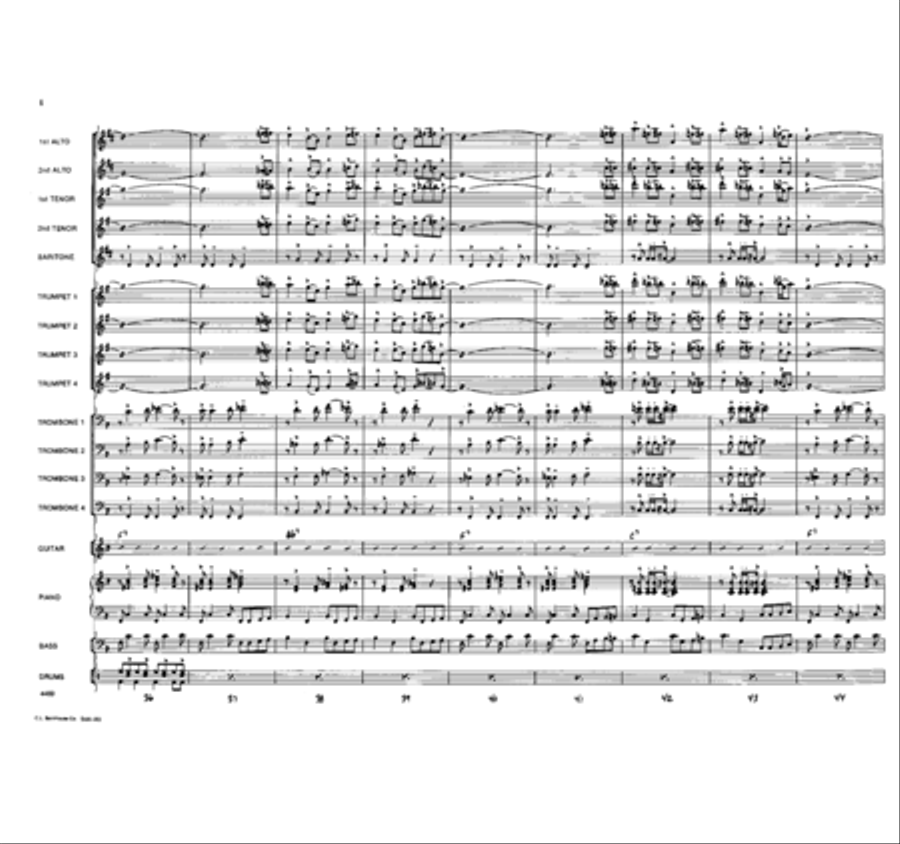 St. Louie Blues St. Louie Blues Jazz Ensemble scores gallery preview page 6
