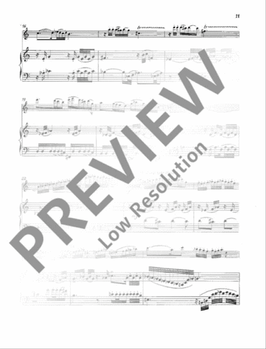 Sonata Flute Solo scores gallery preview page 12