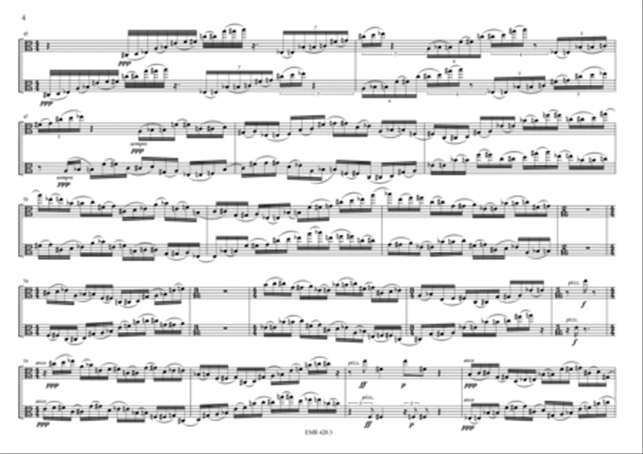 Orange and yellow, hommage a morton feldman pour deux altos School and Community scores gallery preview page 5