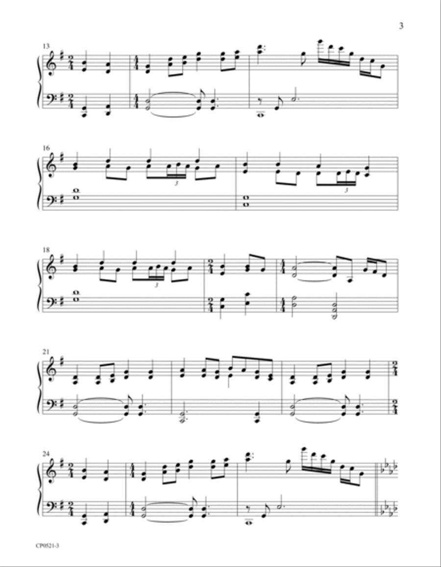 Church Pianist May/June 2021 - Digital Piano Solo scores gallery preview page 3