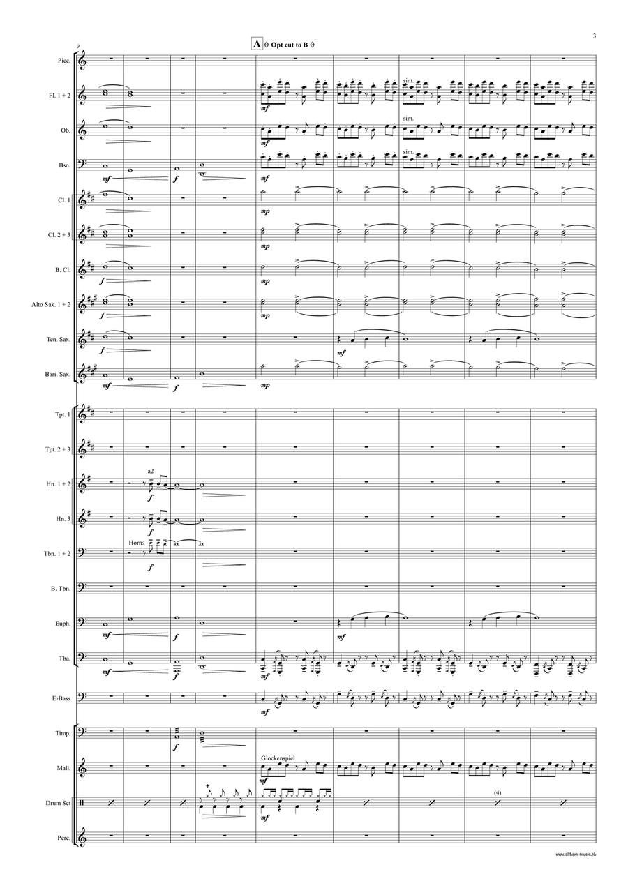 We Don't Need Another Hero Concert Band scores gallery preview page 3