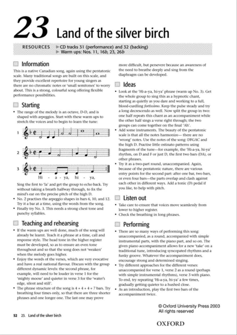 Junior Voiceworks 1 Unison Choir scores gallery preview page 10