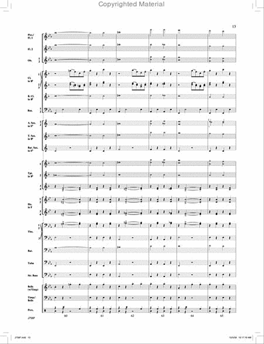 Entry of the Gladiators Concert Band scores gallery preview page 14