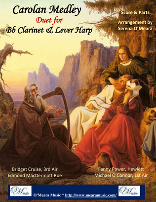 Carolan Medley, Duet for Bb Clarinet & Lever Harp