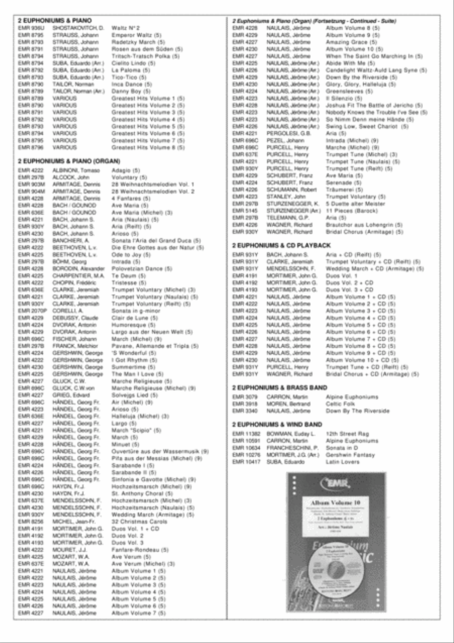 Gospel Time Euphonium Quartet scores gallery preview page 8
