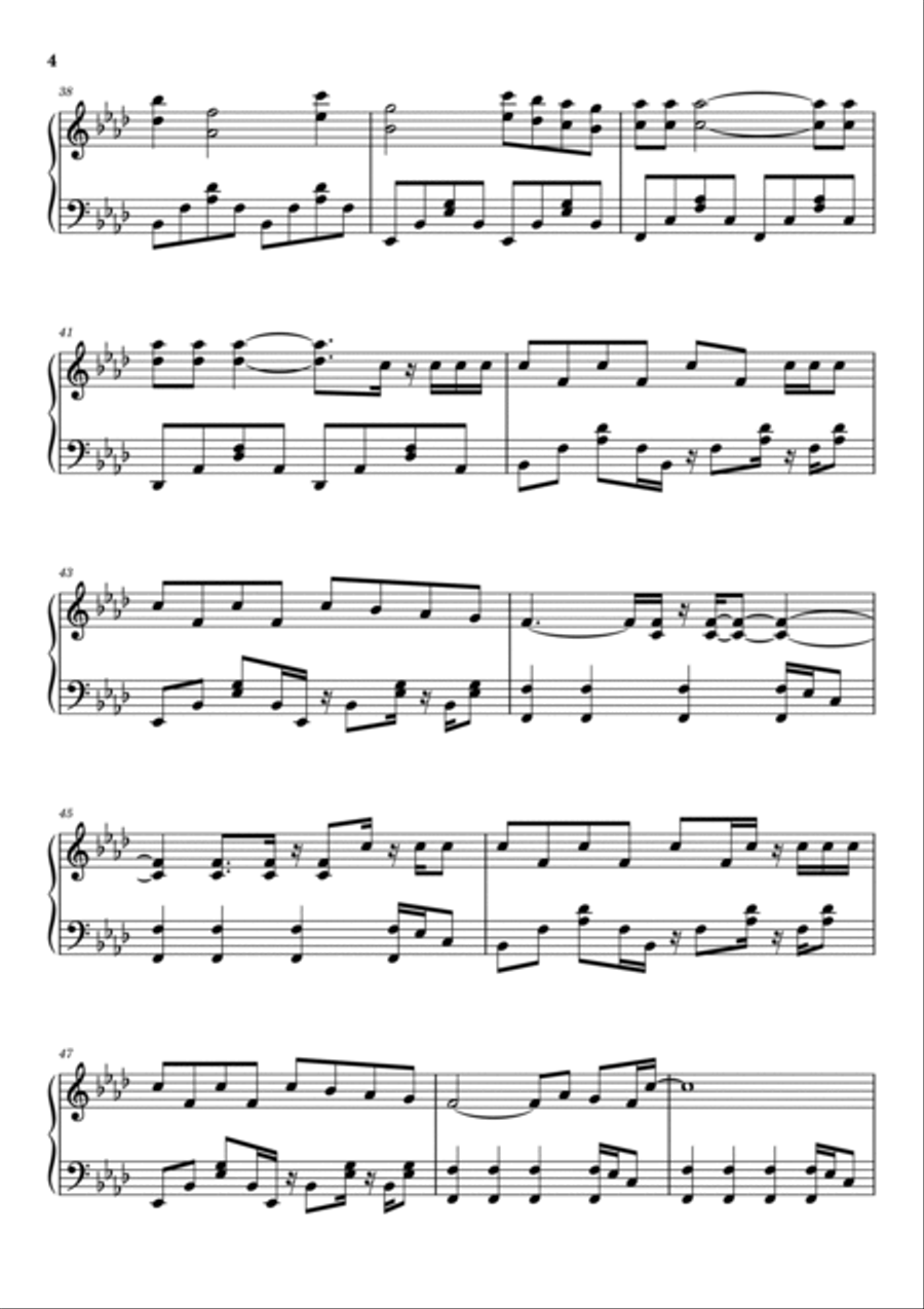 Lost On You Lost On You Piano Solo scores gallery preview page 4