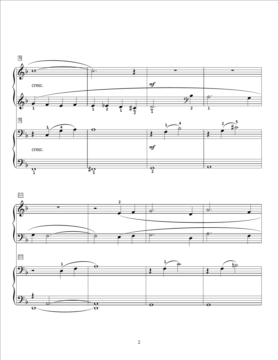 You're All I Want For Christmas Piano Duet scores gallery preview page 2